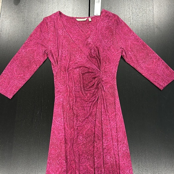 Soft Surroundings Hyannis Maxi Dress in Tapestry Multi Purple Color - S - Picture 6 of 7